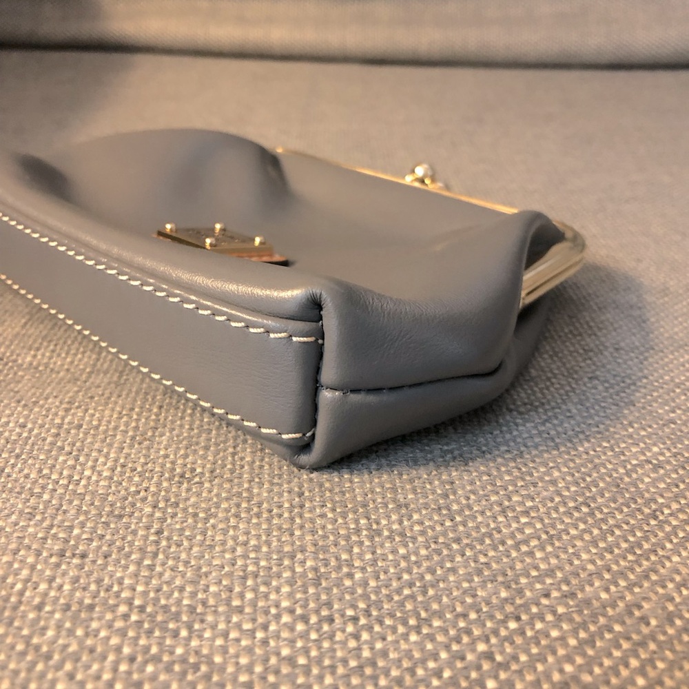 Dooney & Bourke Gray Clutch change purse wallet - Picture 7 of 16